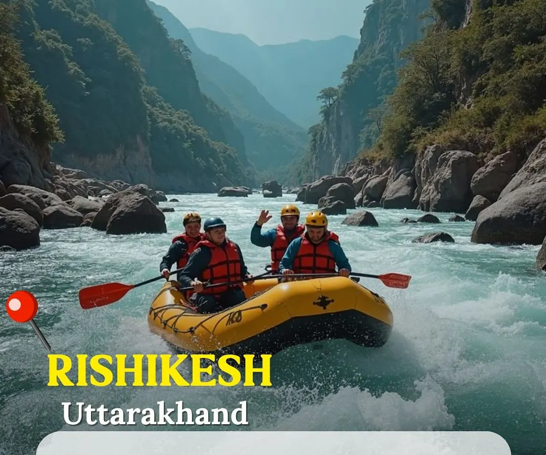 Grab your squad and get ready for an adrenaline rush. We handle the planning for your Rishikesh river rafting adventure, so you can just focus on the rapids and the memories.