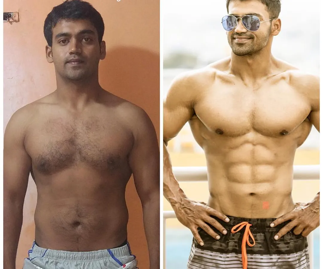This is the power of body recomposition. My client started at 70.5 kg with over 20% body fat. By replacing running with a dedicated strength training program and a natural diet, he not only lost fat to achieve a 6% body fat physique but also gained 5-6 kgs of lean muscle and won a silver medal in a natural bodybuilding competition.