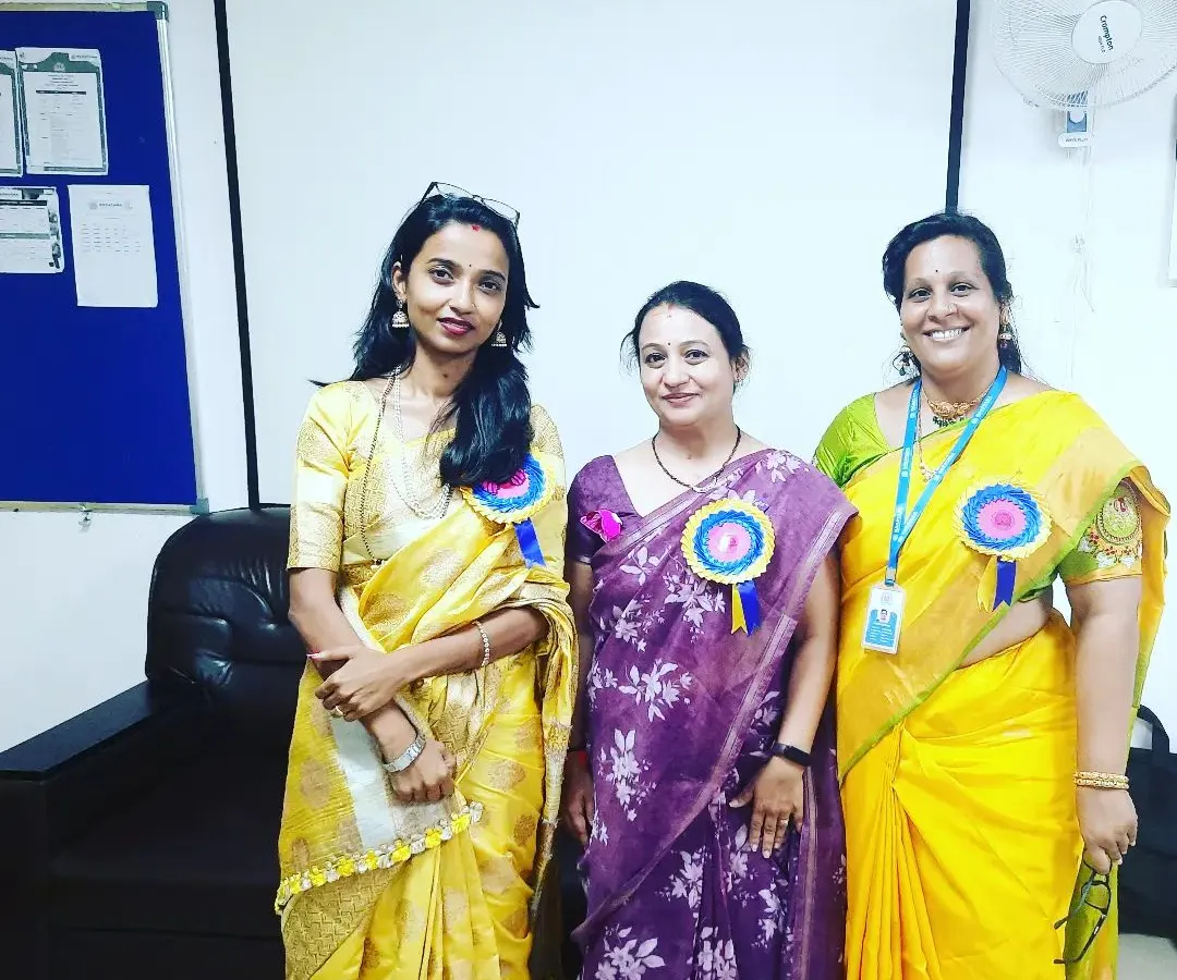 It was a joy to connect with parents at the E Narayana Techno School for a health talk on "Healthy Mothers, Healthy Kids." Here I am with fellow participants after a wonderful, interactive session where we launched the new Mothers Club.
