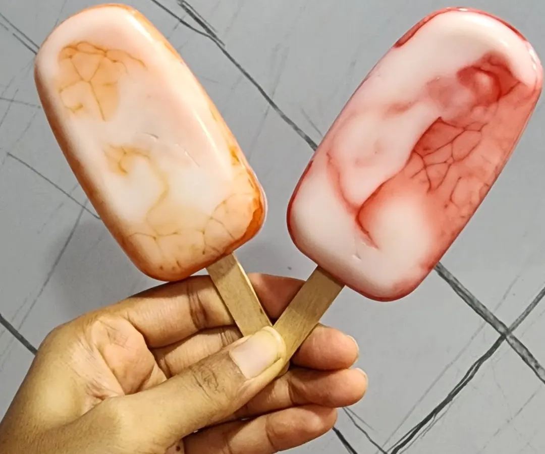 I believe skincare should be fun! These handmade Popsicle Soaps, available in orange and strawberry fragrances, are a perfect example. They are completely natural, free from harsh chemicals, and bring a little bit of joy to your daily cleansing routine.