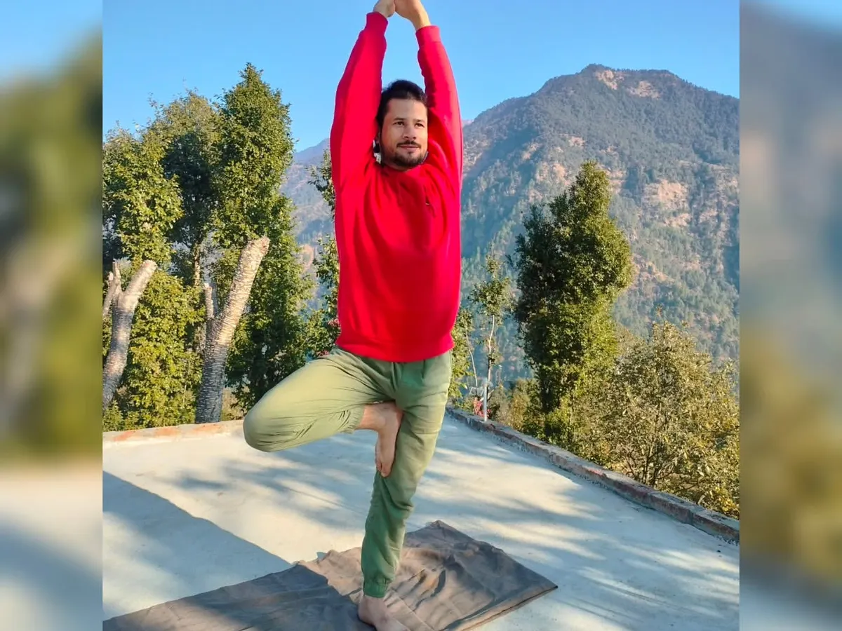Finding balance not just on the mat, but in life. My personal practice, often in nature, inspires the Vrikshasana and other balancing poses we explore in class to improve focus and stability.