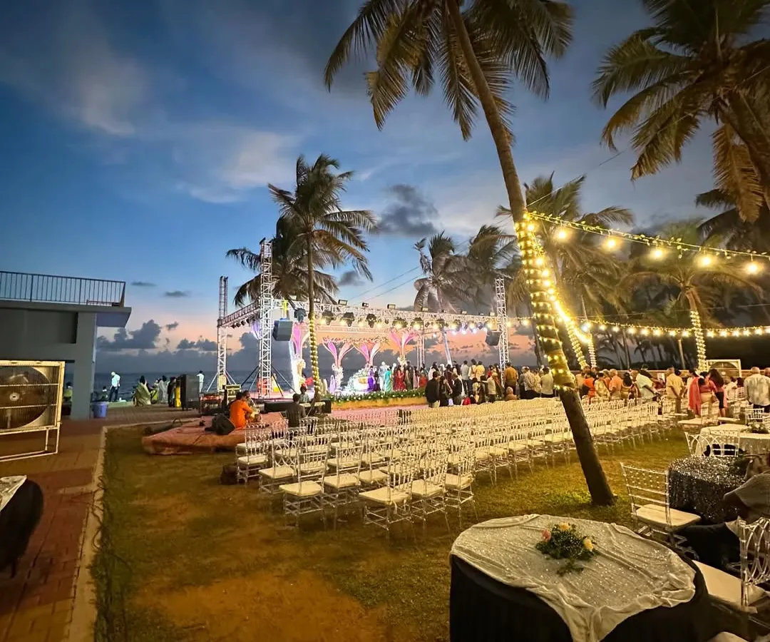 Crafting the perfect sunset soundtrack for a beautiful beach wedding in Udupi. As a destination wedding DJ, I love creating magical moments like this, with the right music for the perfect setting.
