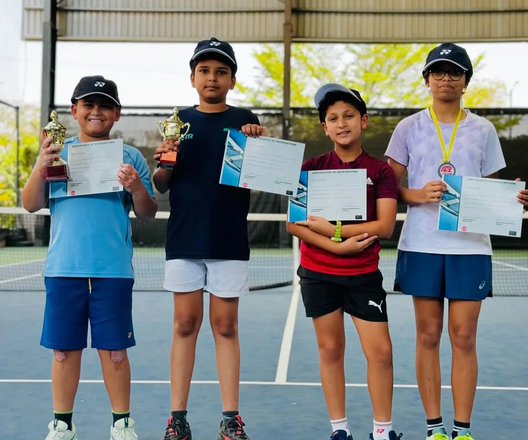 We celebrate the winners of our PBI 50th Anniversary UTR tournament for players under 13. At our academy, every tournament is a chance to build resilience and sportsmanship, celebrating the dedication of every participant.