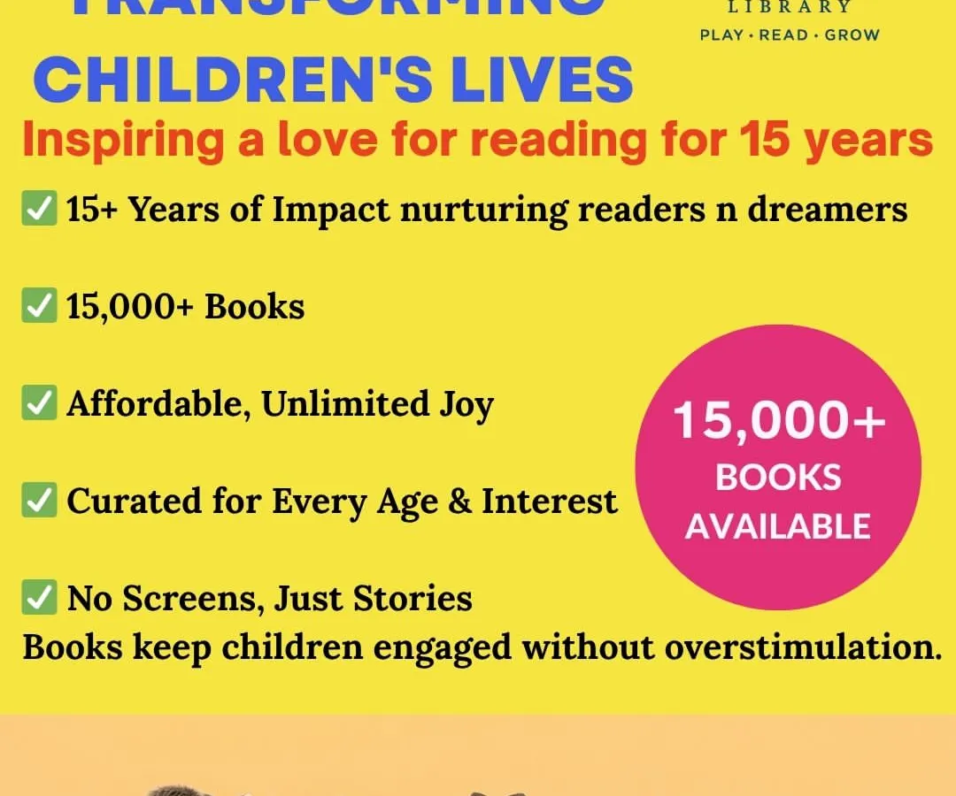 (Hero Media) Welcome to a library of wonders, right at your doorstep. We provide over 15,000 books and a huge variety of toys, making reading and play affordable and clutter-free. It's our mission to help kids engage with stories, not screens.