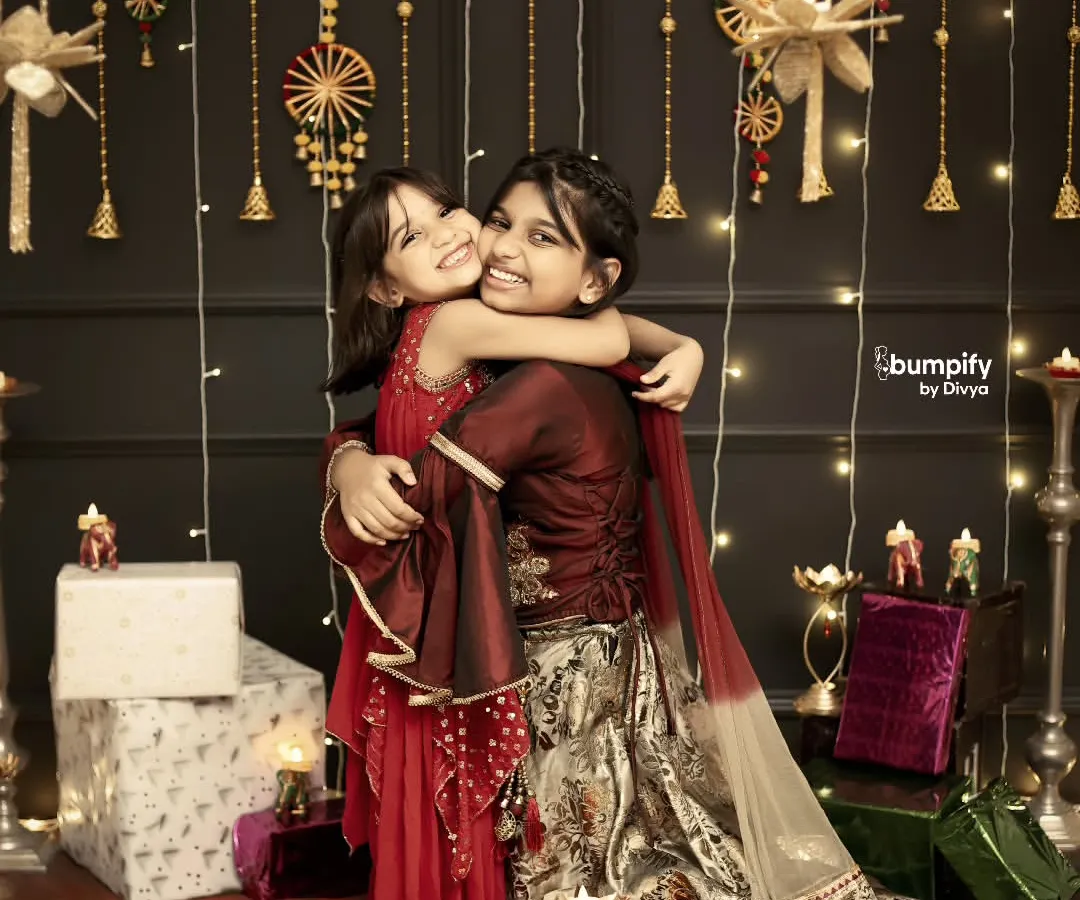 This is what it's all about. The pure love and laughter between sisters, surrounded by the warm glow of Diwali. I live for capturing these unscripted, heartfelt moments of sibling connection.