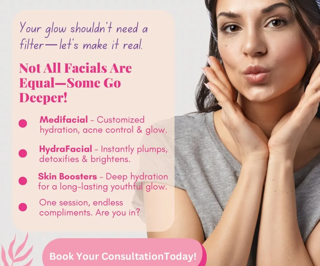 I believe facials should do more than just pamper; they should deliver real, lasting improvement. This is why I focus on advanced treatments like Medifacials for customized hydration, HydraFacials for instant detoxification, and Skin Boosters for deep, youthful rejuvenation.