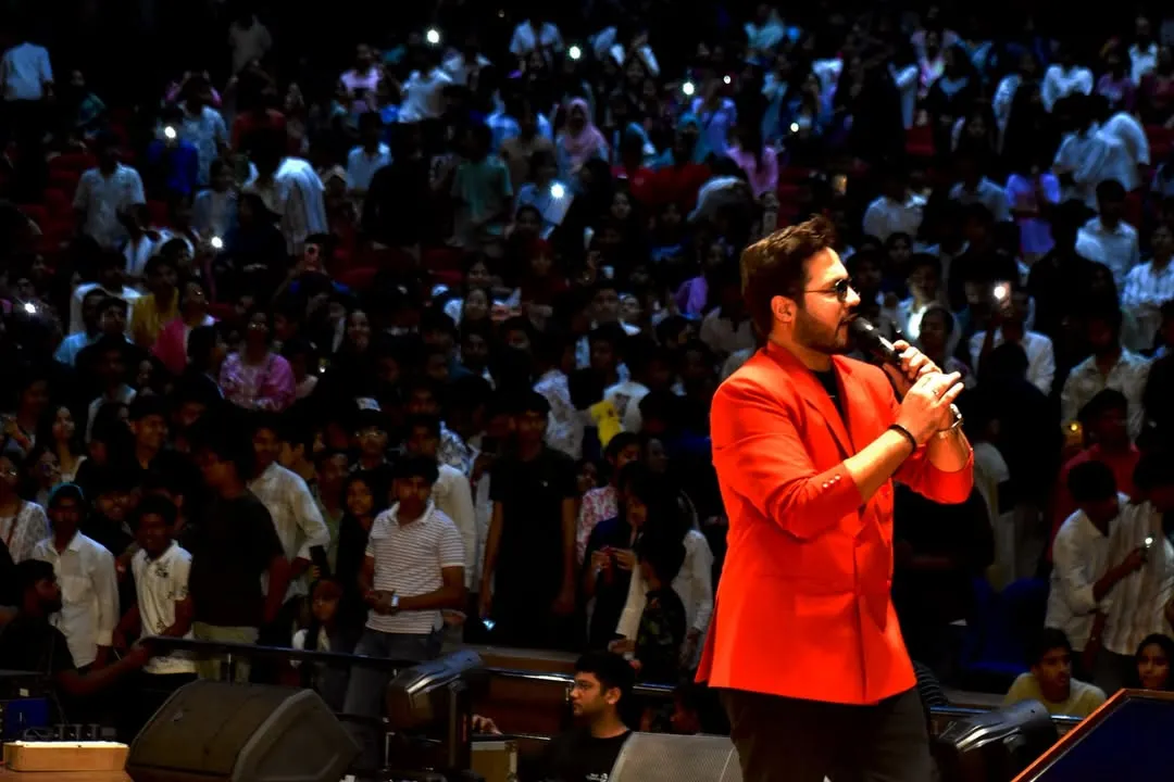 There's a special magic when you're on stage and see a sea of lights from the audience. This was in Patna, commanding a packed auditorium and feeling the love from every single person.