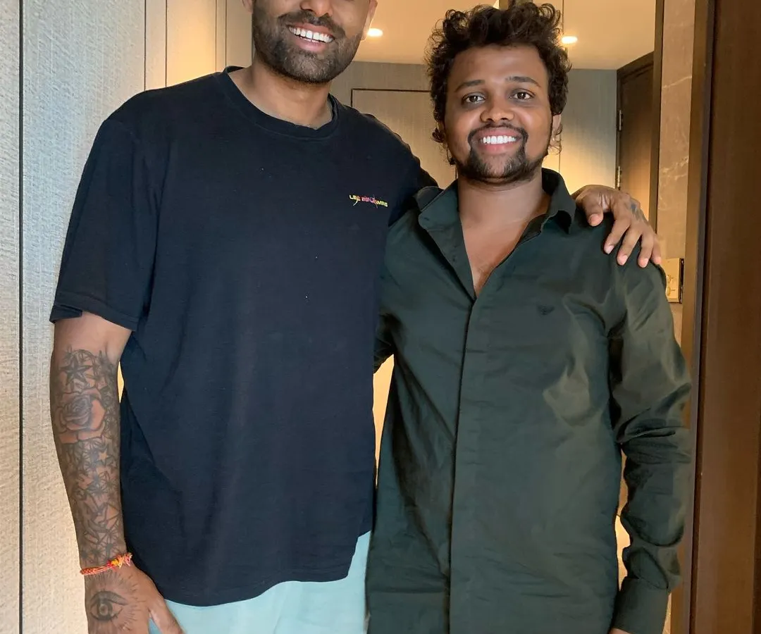 It was an absolute pleasure to style the one and only Suryakumar Yadav, also known as SKY. Getting top athletes like him ready, whether it's for a match or an event, is what I live for.