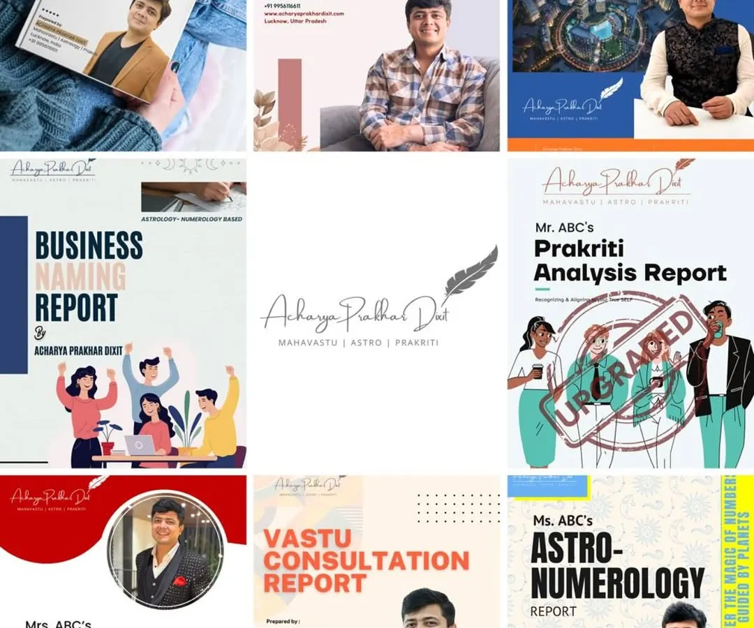 My consultations result in clear, professional, and personalized reports. From an Astro SWOT analysis to a Prakriti report or a detailed Vastu plan, you receive a tangible blueprint for growth, created by hand and based on deep spiritual practice, not just software.