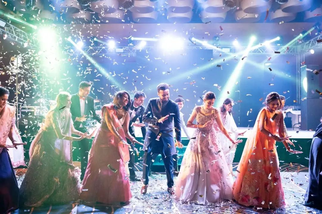 Nothing beats the energy of a full squad flashmob. We love bringing everyone together for a high-energy performance, complete with fun props like confetti cannons to make it a true celebration.