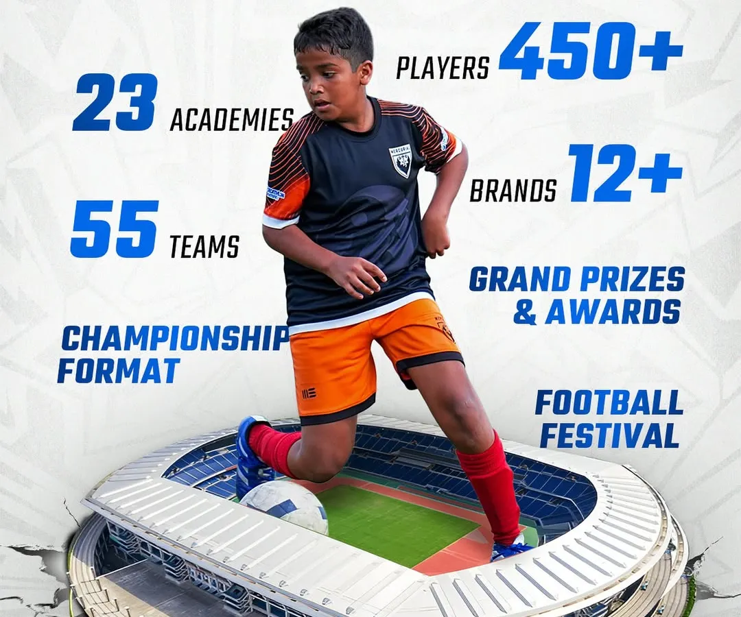 I believe in getting bigger and better every season. This is a look at the scale of my Junior Fives League, which brings together over 450 players from more than 23 academies for a professionally organized football festival with grand prizes and awards.
