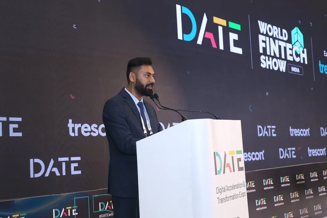 I switch gears from high-energy parties to formal corporate settings like the World Fintech Show. Dressed in a suit, I'm at the podium, ensuring the program runs smoothly for industry leaders and esteemed guests like Finance Minister Nirmala Sitharaman.