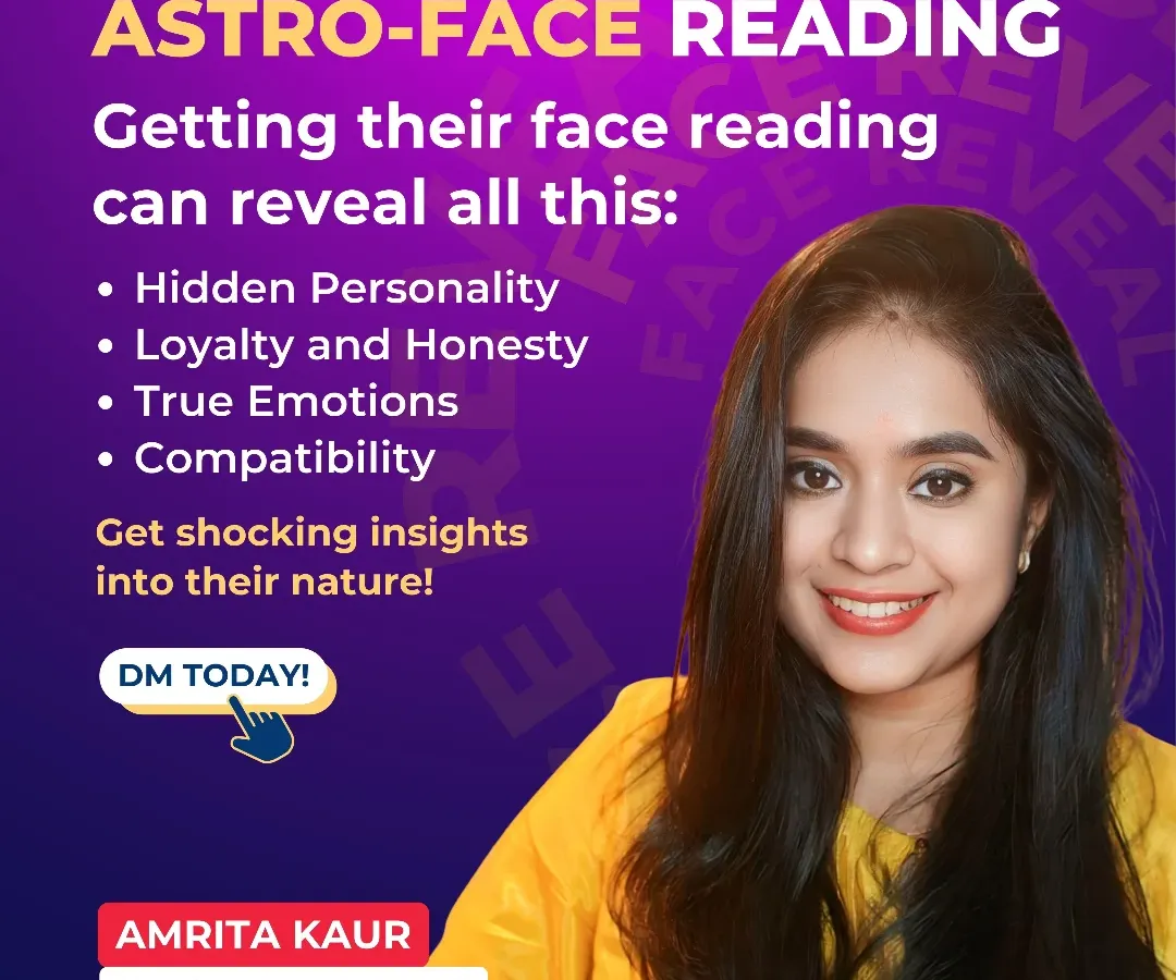 Did you know a face can reveal hidden personality traits, loyalty, and even compatibility? My Astro-Face Reading service gives you shocking insights into a person's true nature. Just send me their photos to uncover what they don't say out loud.