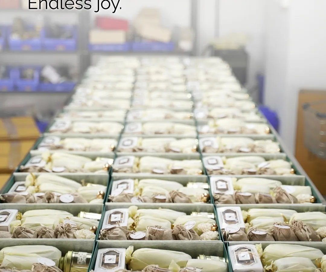 Countless boxes, endless joy. This is a glimpse of our production unit during the peak festive season. Handling bulk corporate orders is my specialty, and my team ensures every single hamper is packed with care and precision.