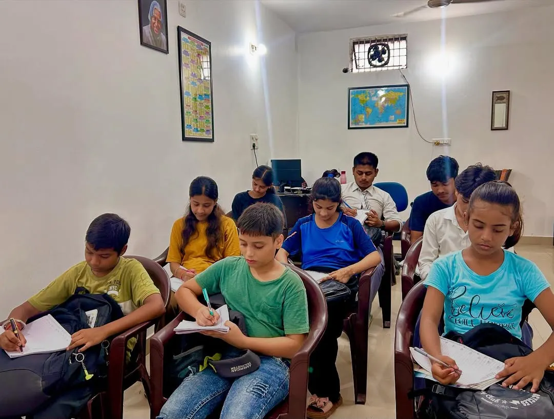 Welcome to my Success Academy. Here, we create a focused learning environment where every student gets the attention they need. This image shows a typical session where students are deeply engaged in their work, building a solid foundation for their exams.
