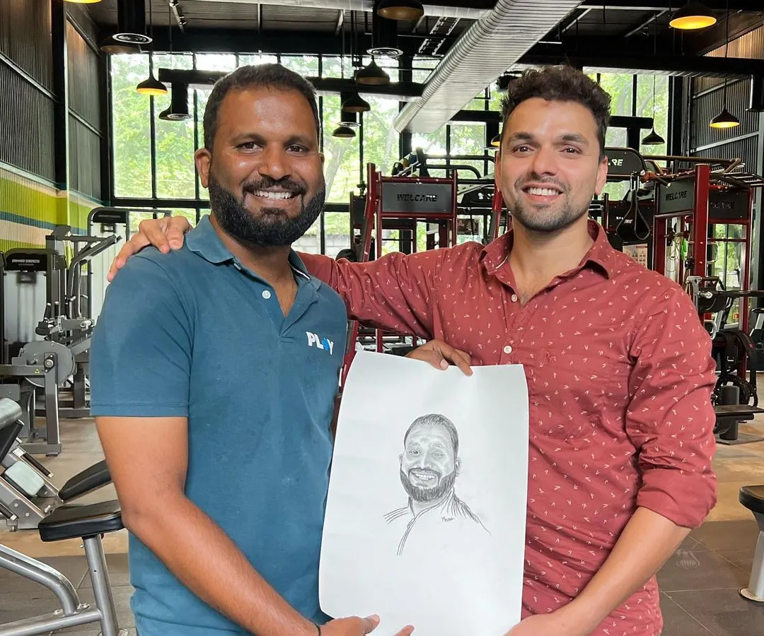 Hero Item. There's no greater feeling than seeing a client's smile when they receive a piece of art made just for them. This is why I do what I do, turning moments into timeless charcoal portraits.