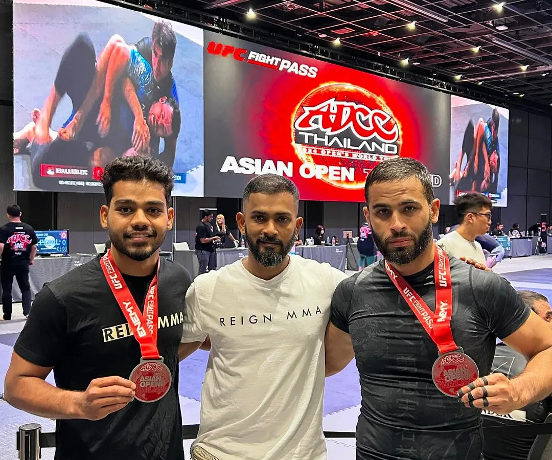 I am incredibly proud of the grit my team shows at every tournament. Here I am with two of my students after they each won a silver medal at the prestigious ADCC Asian Open in Thailand. This is a testament to our dedicated training camps and our focus on peaking at the right time for competition.