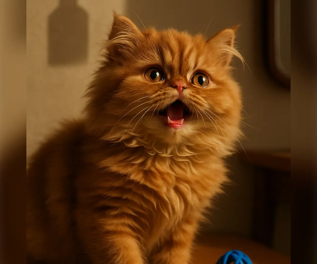 Experience pure purrfection with one of our stunning Persian kittens. This ginger fluffball is a perfect example of the healthy, beautiful, and playful kittens we raise, ready to find a loving home.