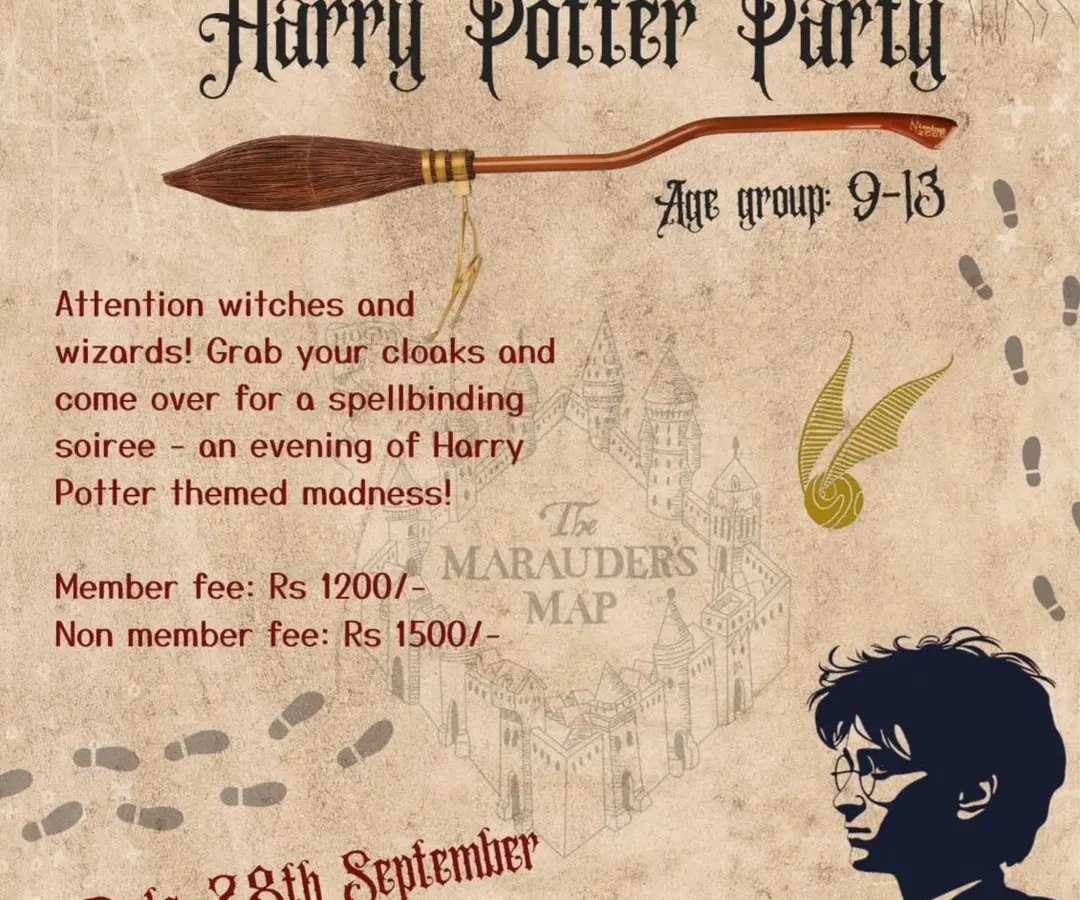 Attention witches and wizards! We create truly magical experiences like our annual Harry Potter Party. It's an evening of spellbinding fun, from getting sorted into houses to playing Quidditch Pong, that brings the world of books to life.