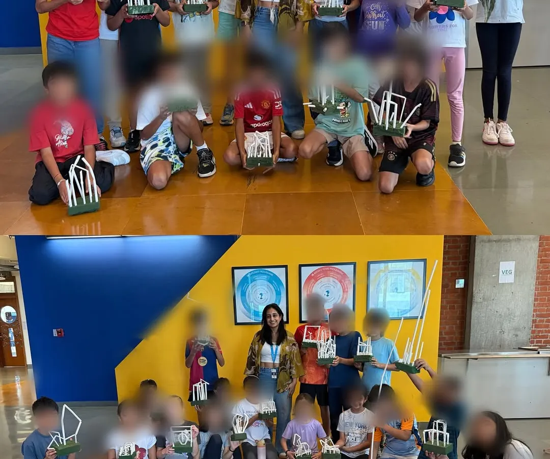 The pure joy and pride on the faces of these young creators says it all. In our sustainable art workshop, they built incredible structures using only waste materials, learning that imagination is the only tool you truly need.