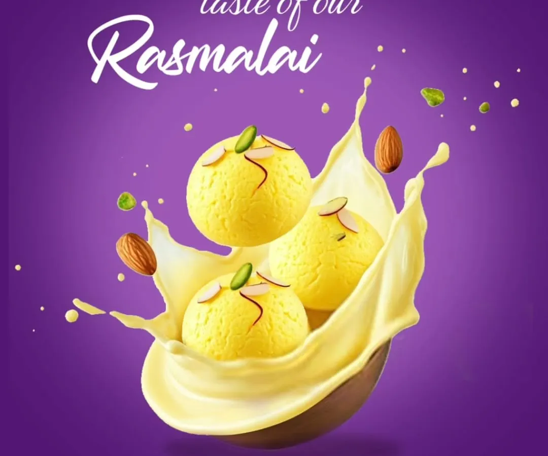 Experience the magic of my Kolkata-style Rasmalai. Soft, spongy cottage cheese patties soaked in creamy, saffron-infused milk, garnished with pistachios and almonds for a truly royal dessert.