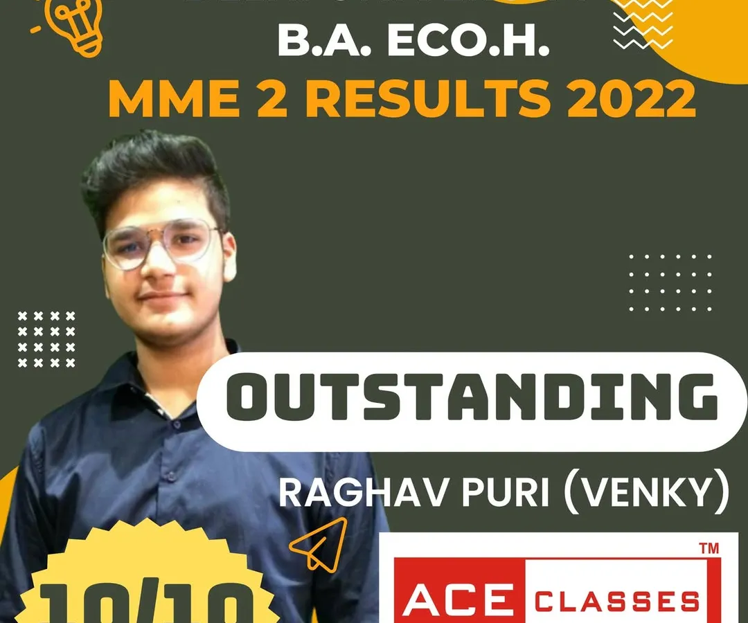 Another outstanding 10/10 result, this time from Raghav Puri of Venky in the MME 2 paper. We focus on helping you master difficult subjects to achieve top scores.