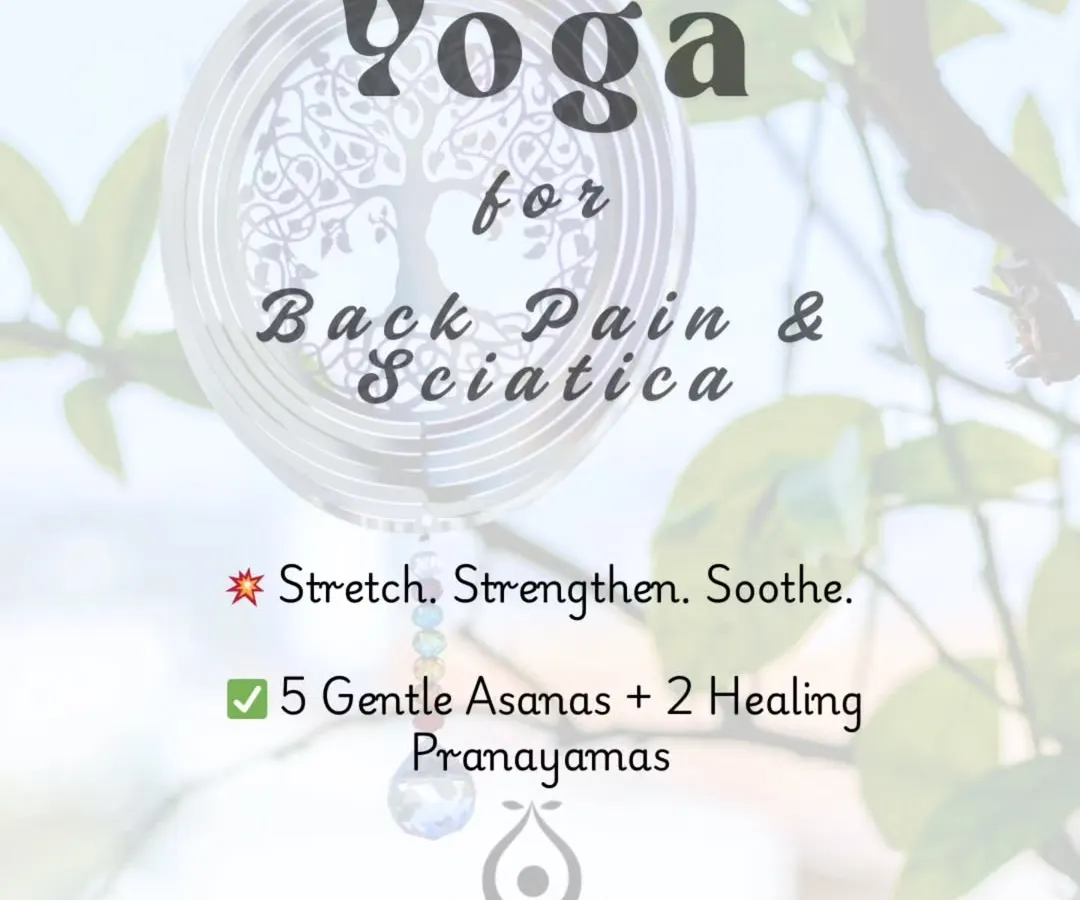 I offer gentle, effective yoga sequences to manage and relieve chronic back pain and sciatica. My personalized plans focus on strengthening the spine, improving mobility, and soothing the nervous system for long-term relief.