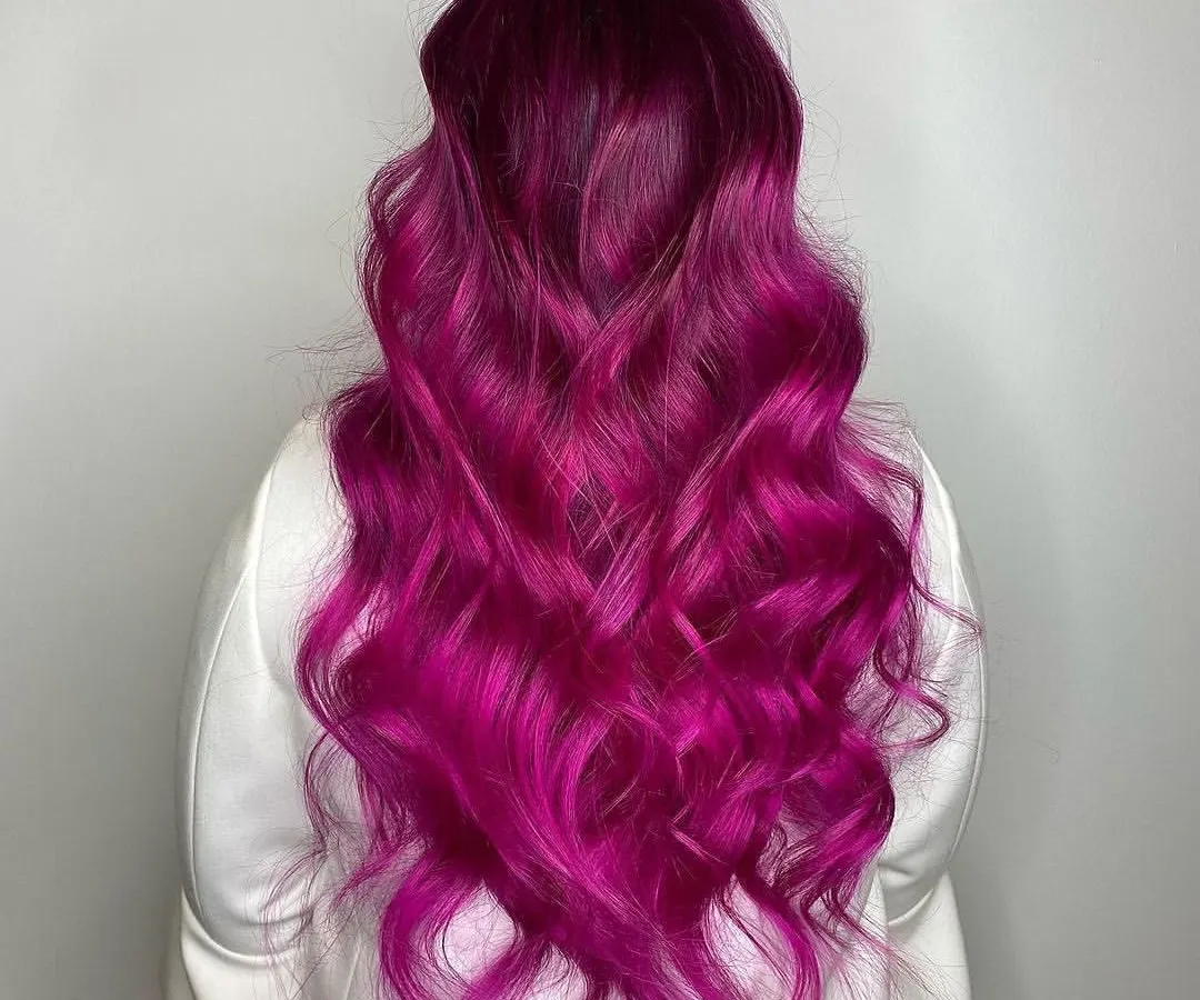 This is the kind of vibrant, head-turning result we can create. This stunning magenta pink is a testament to understanding lightening levels and toning with precision using Wella's Color Fresh Create. It's bold, beautiful, and completely achievable with the right knowledge.
