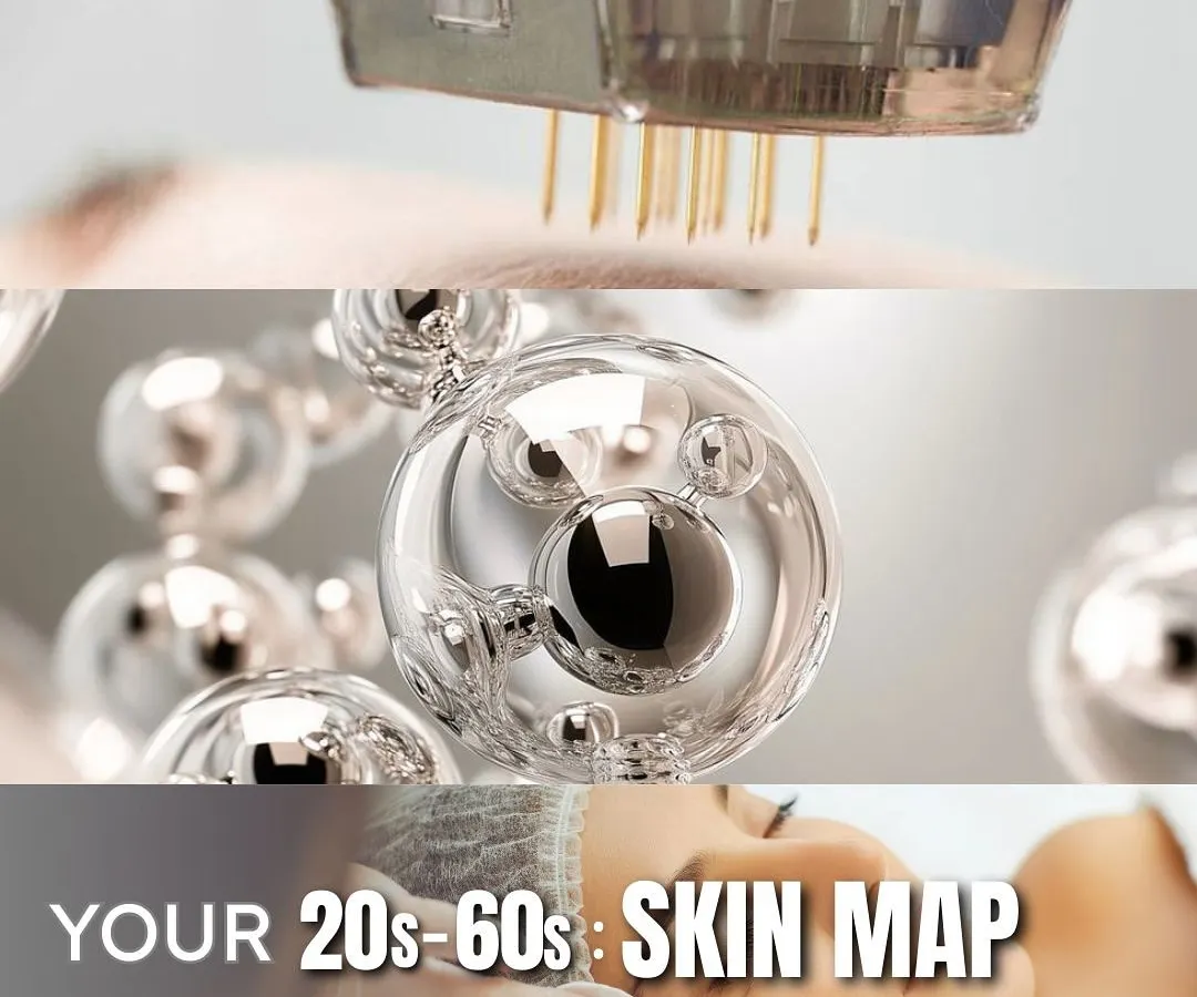 Your skin has different needs in your 20s versus your 50s. I created this Skin Map as a dermatologist-led guide to show you which treatments are most effective for each decade, from prevention and protection in your 20s to restoration and rebuilding in your 60s.
