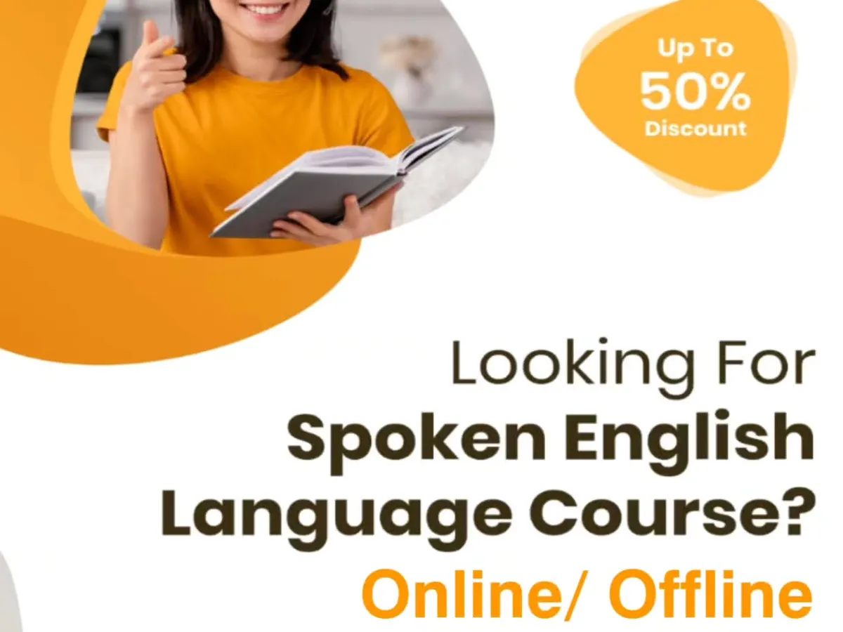 My Spoken English courses are designed to take you from foundational grammar to fluent, spontaneous speaking. This graphic highlights the key benefits, including overcoming stage fear and receiving personalized guidance, with flexible online and offline learning options.