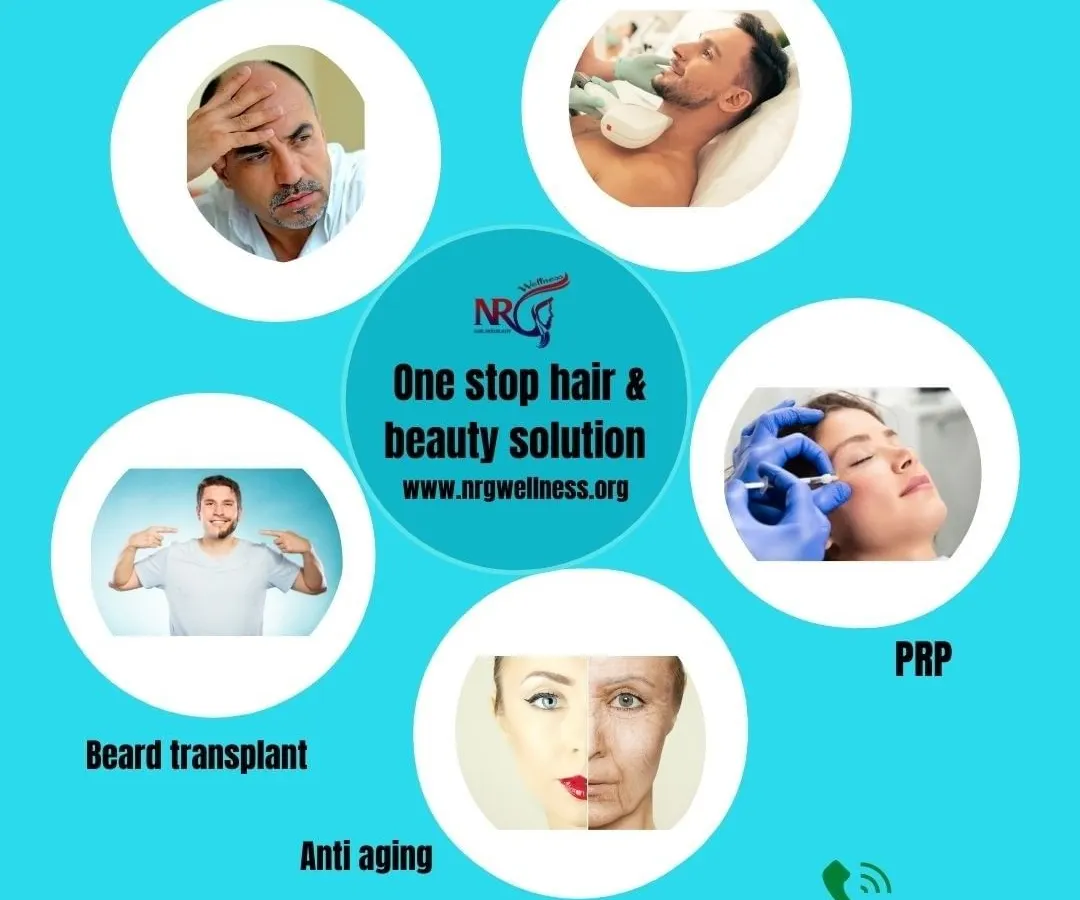 Welcome to our clinic, your one-stop solution for complete hair and beauty care. We offer a full range of services to help you look and feel your absolute best, from advanced hair restoration techniques like PRP and transplants to skin treatments including laser hair removal and anti-aging therapies. Our goal is to restore your confidence with personalized, expert care.