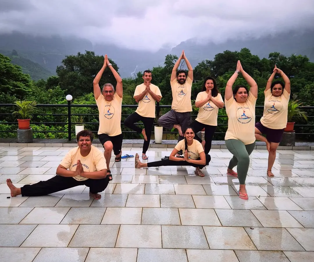 The beautiful community from our Monsoon Reset retreat. We practiced, laughed, and grew together against a stunning natural backdrop. This is what it's all about: connection with ourselves and with each other.