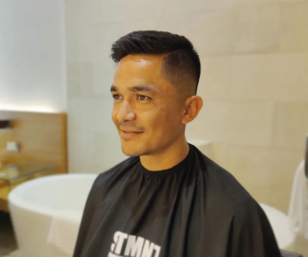 Getting Indian football captain Sunil Chhetri ready for his appearance on Kaun Banega Crorepati. I specialize in pre-event grooming for athletes and public figures, ensuring they look sharp and camera-ready for any high-profile occasion.