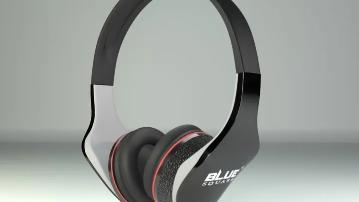 This 3D model of headphones demonstrates a clean product render ideal for e-commerce listings. We ensure every detail, from the texture of the earcups to the glossy finish of the frame, is accurately represented for a true-to-life digital twin.