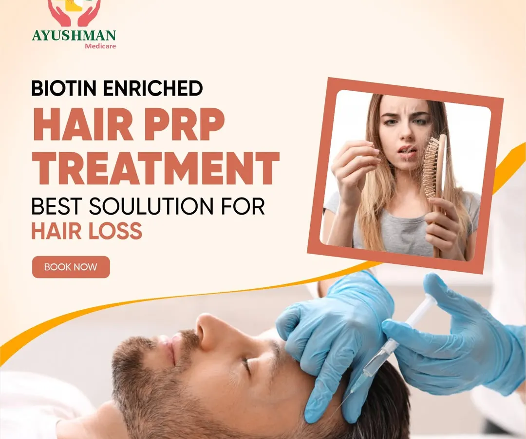 Discover the power of your body's own healing with our Biotin enriched Hair PRP treatment. This non-surgical procedure is an effective solution for hair loss, stimulating natural hair growth from the follicle.