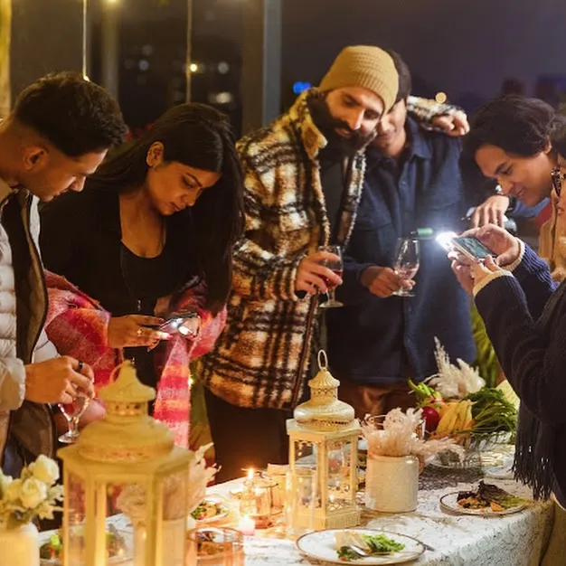 Capturing that perfect moment when the food is so good, everyone has to take a picture. I love creating these candlelit fine dining experiences where the ambience is just as important as the multi-course meal.