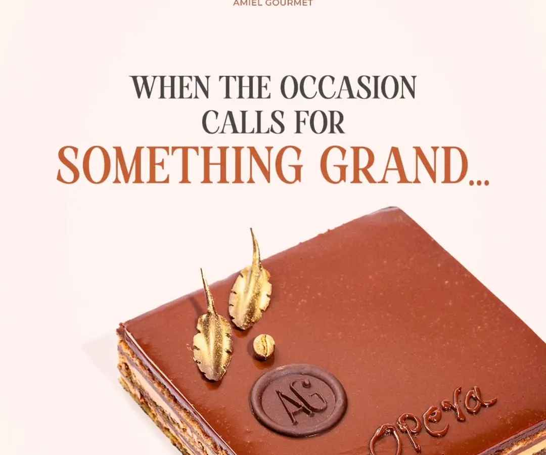When the occasion calls for something grand, my classic Opera Cake is the answer. With delicate layers of almond sponge soaked in coffee syrup, rich chocolate ganache, and coffee buttercream, it is a true culinary masterpiece.