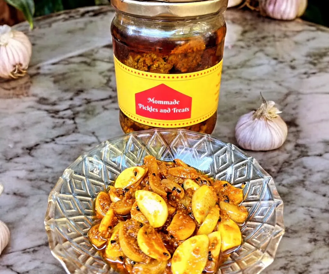 My Lehsun ka Achaar is a true delight for anyone who loves garlic. I use fresh, whole cloves of garlic and a blend of aromatic spices to create this bold and flavourful pickle. It is perfect with hot parathas or simple dal chawal.