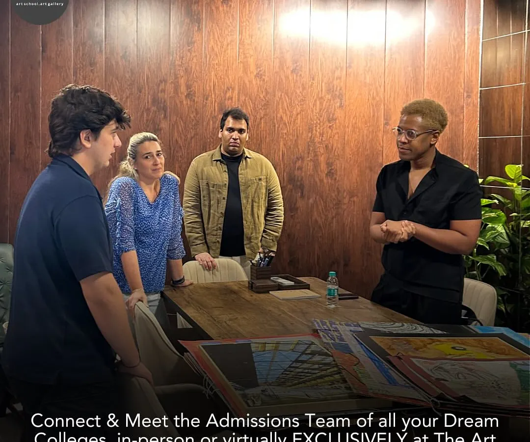 I offer my students exclusive opportunities to connect directly with the admissions teams from their dream colleges. Here, students are getting personalized portfolio reviews and guidance, an invaluable experience for any aspiring artist.