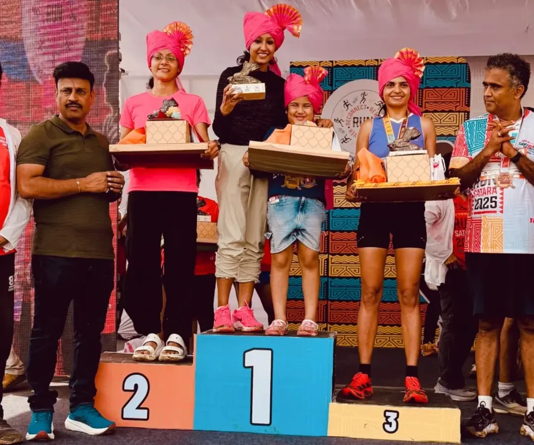 This is what true success looks like for me: standing on the podium with my daughter by my side. As a running mom, I know the juggle is real, but I believe that when moms pursue their passion, they teach their children the power of possibility.