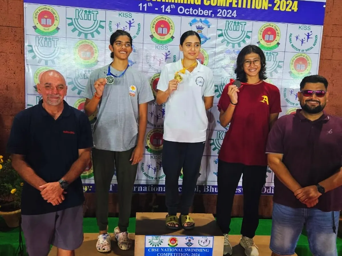 This is the moment we train for. Here is my swimmer, Prapti Ghose, winning a Gold Medal in the 50m Breaststroke at the CBSE National Swimming Competition. She also secured a Bronze in the 50m Butterfly against a tough field, qualifying for the prestigious Khelo India Games.