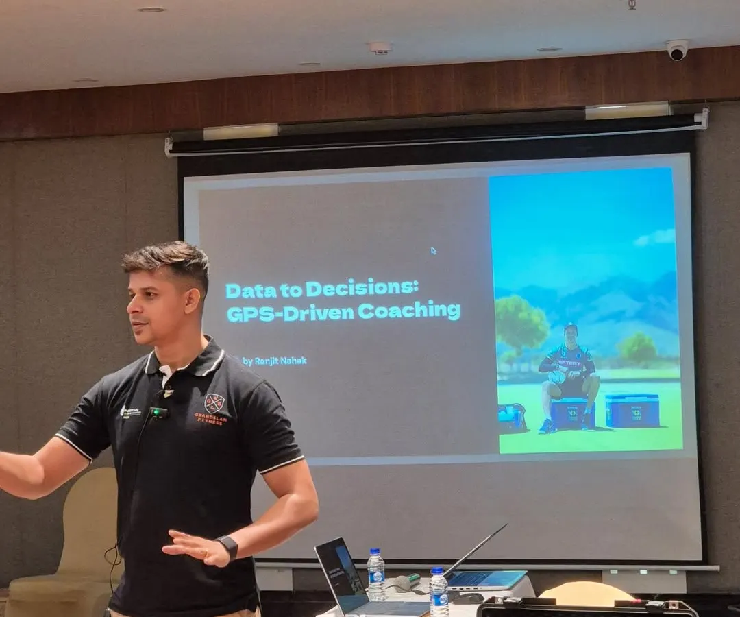 Data sharpens instinct. At this NSCA India workshop, I broke down how to use GPS data to make informed coaching decisions, turning complex numbers into clear, actionable strategies for athlete performance.