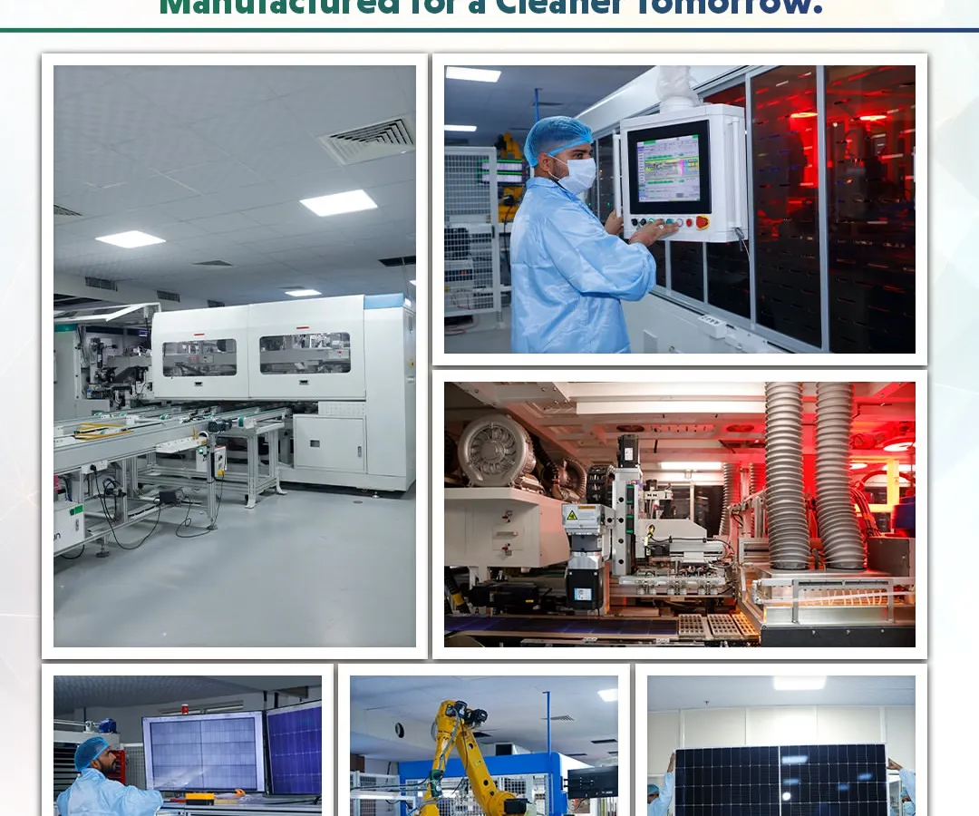 A glimpse into our advanced, ALMM-approved manufacturing facility where we transform vision into reality. We combine cutting-edge automation and expert oversight to produce solar panels that set new benchmarks for efficiency and reliability in India.