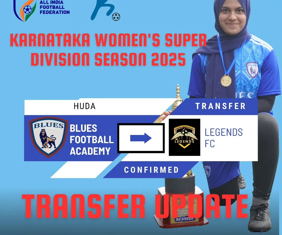 We create real pathways to the next level. We are proud to see our defender and captain, Huda, transfer to Lengths Football Club to compete in the Karnataka Women's Super Division League.