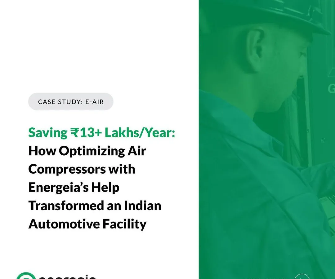 We deliver measurable results. This is the headline of a case study for an automotive component manufacturer in Haryana, where our air compressor optimization project led to over ₹13 lakhs in annual savings.
