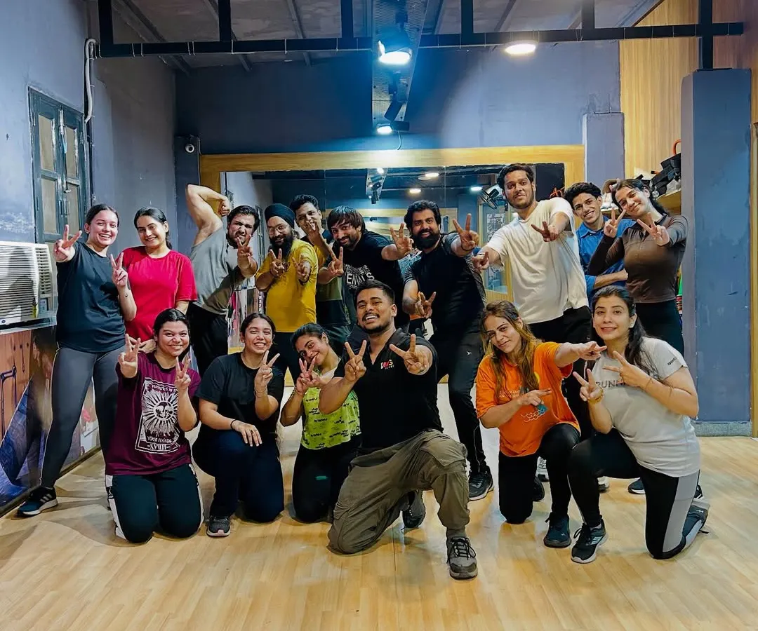 This is my tribe. A group of happy, energetic people who come together to dance, sweat, and support each other. You can see the happiness in every smile.