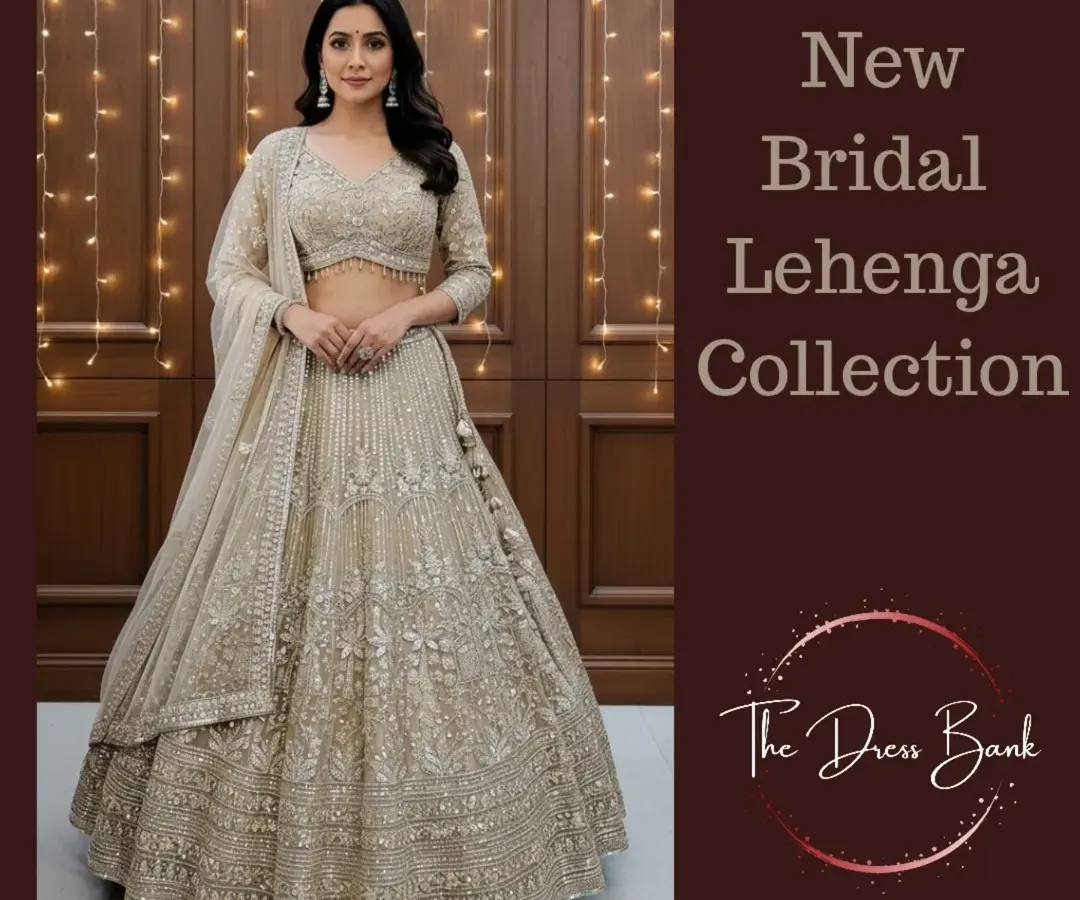 This is a piece from my new bridal lehenga collection, featuring intricate beadwork on a timeless silhouette. It's perfect for the bride who wants to feel like royalty on her wedding day.