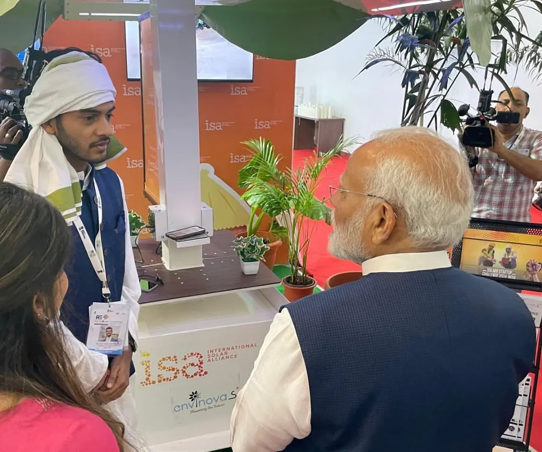 We were deeply honored to present our Smart Solar Hut innovation to the Honorable Prime Minister of India, Shri Narendra Modi. This interaction at the Re-Invest 2024 event was a significant moment, affirming our mission to contribute to a self-reliant and sustainable India.