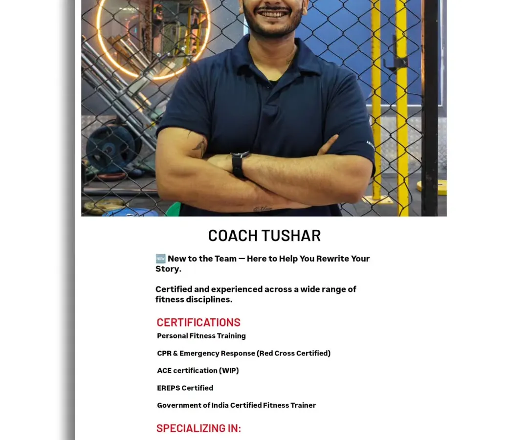 I believe in backing up the talk with qualifications. As a certified trainer by ACE, EREPS, and the Red Cross, my first priority is your safety and designing a program based on proven science, not just guesswork.