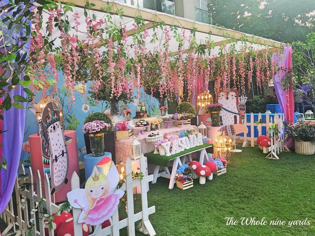 Welcome to the enchanted forest. I love creating secret garden parties where every detail, from the whimsical toadstools to the hanging wisteria, builds a world of magic for the birthday girl and her friends.
